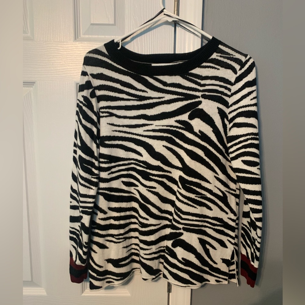 Zebra sweater by Fever